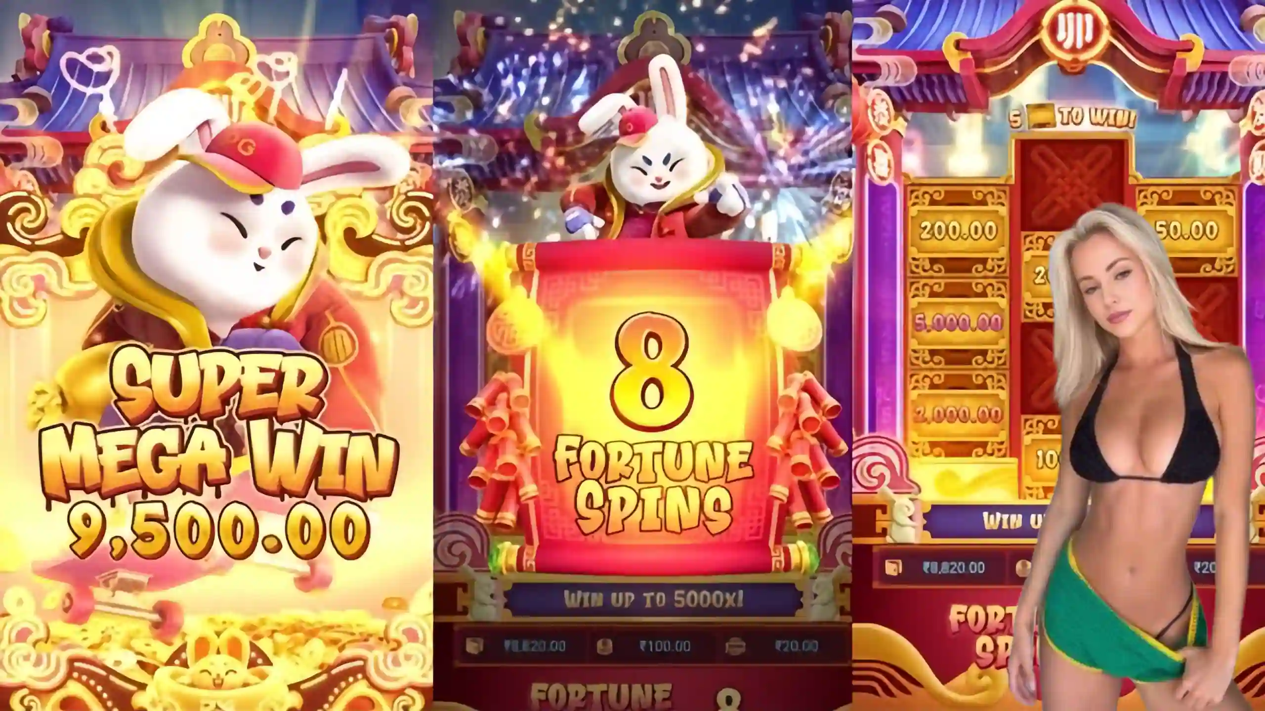Wild Expansivo Fortune Rabbit 8888kf - Coelho Dourado que Expande